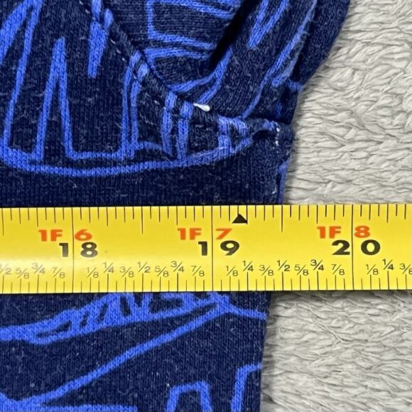 Nike Hoodie Boys XL Blue All Over Print AOP Zip Pocket Pullover Sweatshirt - Picture 7 of 13